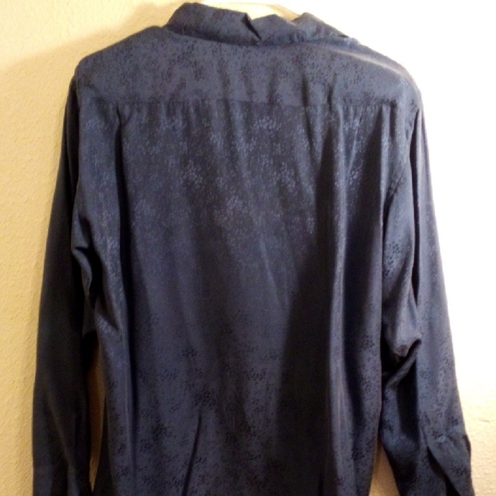 Anna And Frank Navy Button Down Shirt - Picture 4 of 5